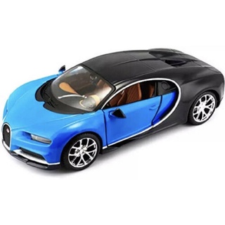 Maisto Bugatti Chiron Blue 1/24 Modelo Fundido A Troquel [u] (1)