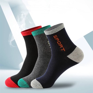 calcetines deportivos de algodón puro para hombre/calcetines casuales de tubo de trabajo para hombre