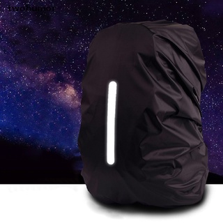 [twohumor] mochila reflectante impermeable impermeable cubierta de lluvia luz de seguridad nocturna funda impermeable [twohumor]