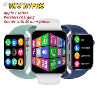 2021 Nuevo Apple Watch 7 Series W7Pro Bluetooth Smart Frecuencia Cardíaca Y Presión Arterial Monitoreo Full-touch Dual Botón Lateral Reloj Impermeable Con Carga Inalámbrica PK W37 IWO7 (1)