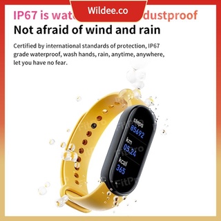 Reloj, brazalete M6, fitness, pantalla a color, IP67 a prueba de agua, apto para Android y Apple wildee.co