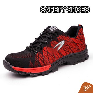 mcjoden - loki zapatos de seguridad antideslizantes anti smash protector del dedo del pie de acero botas botas de los hombres zapatos kasut kasut kasut kerja (536)