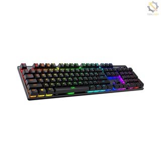 Kingston teclado mecánico HyperX aleación Origins RGB Gaming teclado 104 teclas teclado mecánico HyperX interruptor rojo (6)