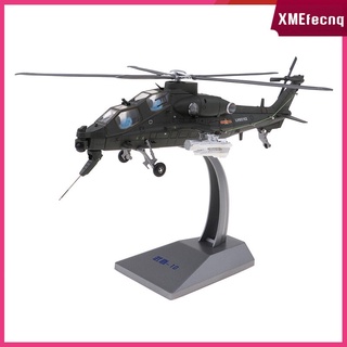 avión modelo de helicóptero escala 1/54 con soporte modelo de avión fundido a presión (1)
