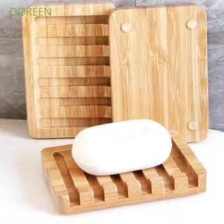 Doreen Porta jabón/taza De limpieza Fácil De bambú Natural con Base Automática