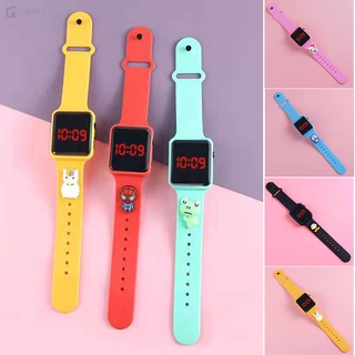 cpc niños digital reloj deportivo al aire libre impermeable reloj electrónico reloj de pulsera lindo colorido para niños y niñas