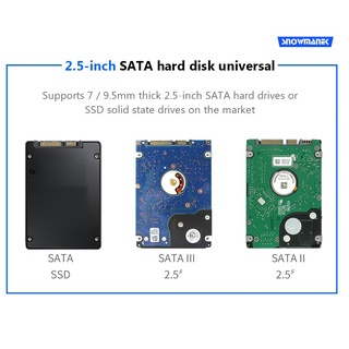 2.5 pulgadas usb 3.0 sata ssd caja de disco duro caso hdd caja adaptador para portátil (6)