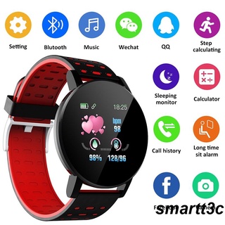 Ready 2021 NEW 119S Smart Watch Men Women Blood Pressure Waterproof Sport Round Smartwatch Smart Clock Fitness Tracker For Android IOS smar