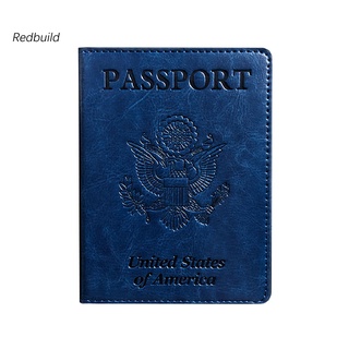 <Redbuild> cartera protectora para pasaporte Unisex para mujeres y hombres