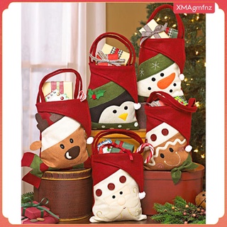 Bolsas de regalo de Navidad Candy Stocking Bolsa Xmas Decoracin para el hogar Decoracin (4)