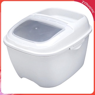 Rice Dispenser Dry Food Organizer Boxes Whole Grains Rice Bucket Moisture Proof for Rice Beans Nuts Sugar Kitchen