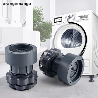 orangemango 1pc ajustable altura lavadora anti vibración almohadilla de choque antideslizante pies mat co