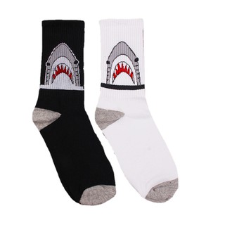 Calcetines De algodón De Alta calidad De tiburón a la Moda Para hombres y mujeres calcetines De pareja a la Moda patineta Hip Hop calcetines