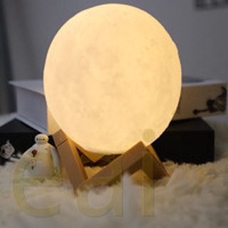 Luz nocturna 3d en forma de luna LED lámpara de noche para niños dormitorio mesita de noche luz decoración DIY iluminación