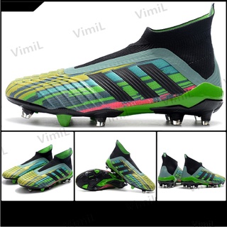 Adidas_predator 18+x Pogba FG (talla: 39-45) zapatos de fútbol botas de fútbol Messi Kasut Bola Sepak
