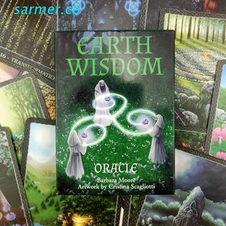 sar2 earth wisdom oracle cards completo inglés 32 cartas baraja tarot divertido juego de mesa