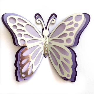 4 pzs troqueles de Metal de mariposas 3D para álbum de recortes/scrapbook tarjetas de papel decorativas manualidades en relieve troqueles
