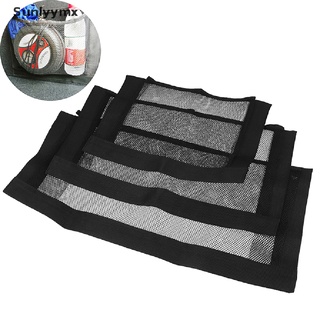 [SNL] Car auto back rear trunk seat elastic string net mesh storage bag pocket cage YMX