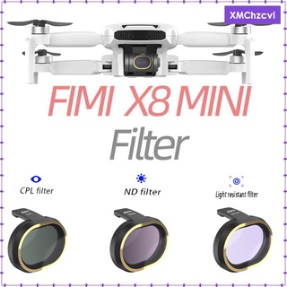 4 en 1 profesional de vidrio óptico lente de la cámara de filtro conjunto nd8 nd16, nd32 nd64.drone accesorios, partes para fimi x8 se quadcopter