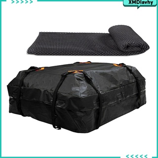 oxford tela de carga portaequipajes bolsa estera para coche suv suave plegable negro