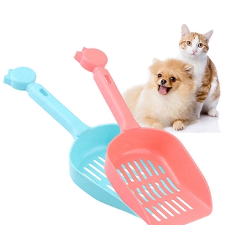1 pza pala de arena útil para gatos/herramienta de limpieza para mascotas/cuchara de plástico (2)