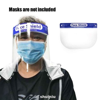 2pcs reutilizable ligero seguridad de doble cara anti niebla a prueba de aceite protector facial