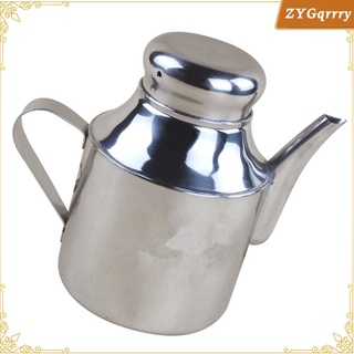 Stainless Olive Oil Pourer Dispenser Cooking Oil Jar Can - 32OZ (3)