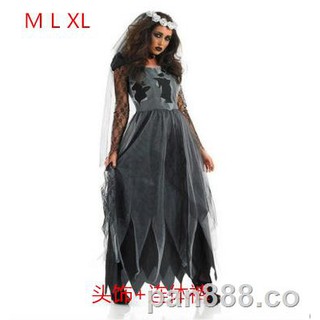 □☌∋Halloween costume dry corpse bridal costume zombie bridal costume vampire uniform temptation suit one drop shipping