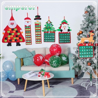 Calendario con cuenta regresiva navideña en forma De calendario Para decoración del hogar/dormitorio/puerta/papá Noel/Hotel