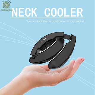 0909 compacto cuello ventilador enfriador de aire sin cuchilla ventilador USB recargable sin hojas ventiladores
