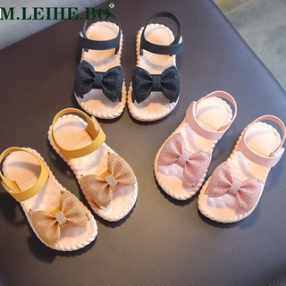 Sandália infantil para meninas, sapatos para festa de princesa com laço, para crianças e bebês
