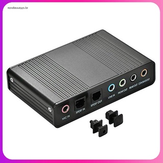 Tarjeta de sonido externa de 6 canales USB 2.0 externa 5.1 sonido envolvente óptico S/PDIF Audio tarjeta de sonido adaptador para PC portátil