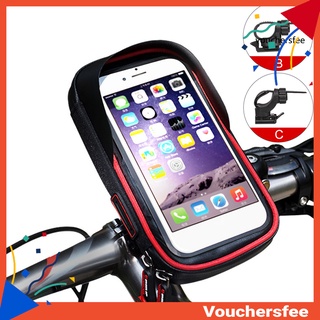 [VOU] Universal Bicycle Waterproof Cell Phone Bag Adjustable Holder Touch Screen Pouch