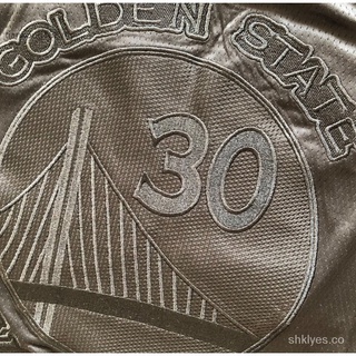2021 new season NBA men’s Golden State Warriors #30 Stephen Curry Full density embroidery basketball jerseys jersey pure black VBo0 (4)