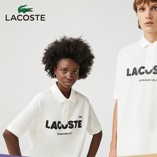 LACOSTE French crocodile couple wear men and women with the same paragraph autumn casual lapel short-sleeved POLO shirt | PH2529