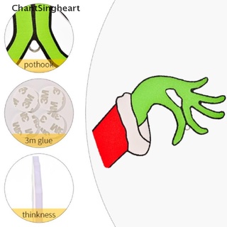 Chantsingheart ladrón de navidad cortado a mano ladrón Grinch decoración de mano ladrón pegatinas de pared espero que pueda disfrutar de sus compras