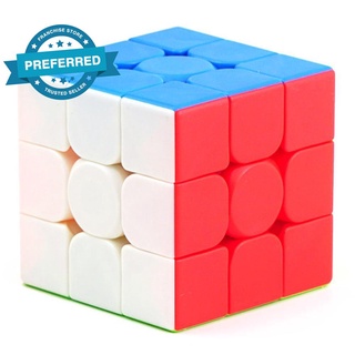 Cubo de cubo de Rubik mágico de velocidad sin pegatina 3x3/juguetes divertidos para niños y adultos/rompecabezas divertidos U9A3