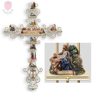 la colección de la vida de cristo mostrar la cruz pegatina de pared adhesivo religioso de la biblia accesorios y regalos cristianos