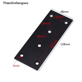 [tfnl] 2 piezas negro junta junta placa sujetador de esquina rectángulo soporte aluminio asf