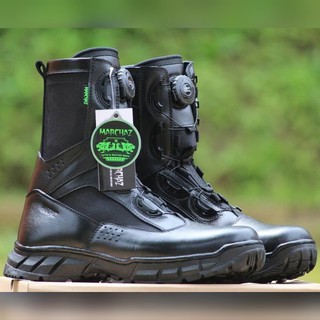 Marchaz PDL cuerda zapatos originales zapatos de cuero PDL TNI POLRI zapatos de seguridad botas hombres