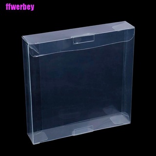 [ffwerbey] 10pcs para gb gba gbc box transparente caja de plástico protectores manga videojuego en caja