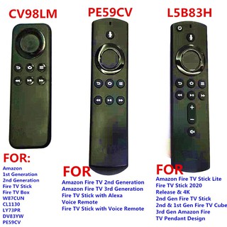 Usado CV98LM PE59CV L5B83H Remoto Para Amazon Fire TV stick 4k Caja 2nd-Gen 3a Generación DR49WK B