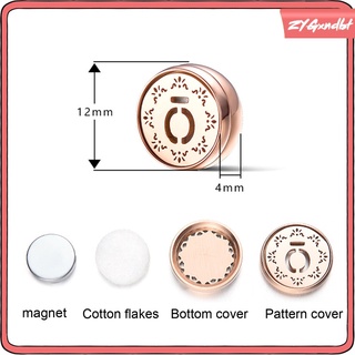 Aromatherapy Essential Oil Diffuser Magnetic Button Buckles for Face Mask
