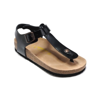Birkenstock sandalia de corcho zapatilla de los hombres de las mujeres Casual de cuero zapatos de playa
