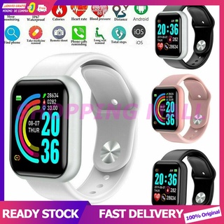 🚀Y68 Men's Waterproof Smart Watch Women's Smartwatch For Girls Boys Electronic Smart Clock Students Heart Rate Sport watches