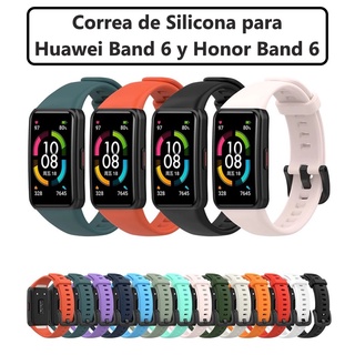 Correa Pulso de Silicona para Huawei Band 6 y Honor Band 6