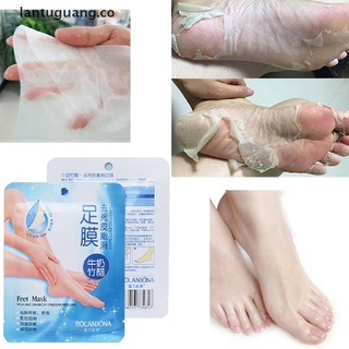 【lantuguang】 1 Pair Exfoliating Foot Masks Peeling Mask Remove Feet Dead Skin Calluses [CO]