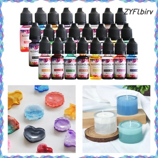 tinta de alcohol 26 botellas para resina epoxi pintura color tinte pigmento líquido (8)