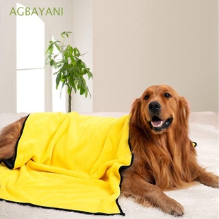 AGBAYANI Thicken Cat Shower Towel Cozy Pet Bath Supplies Dog Towel Microfiber Super Absorbent Quick Drying Soft Washable Breathable Cleaning Tool