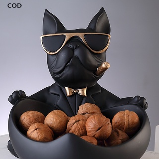 [COD] Cool dog Figurine dog statue storage box ornament Crafts art sculpture figurine HOT